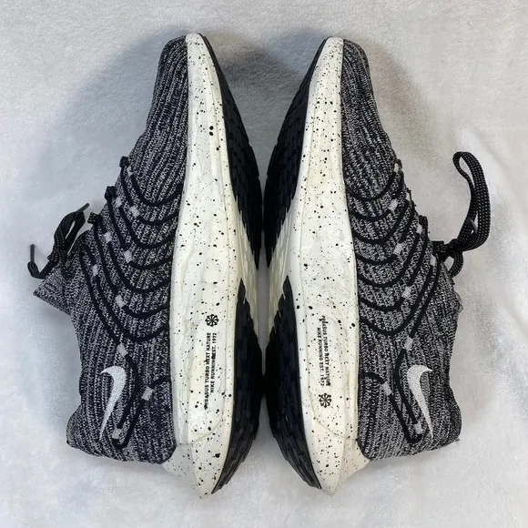 Nike‎ Pegasus Turbo Next Nature Running Shoes Knit Black Gray Size 9