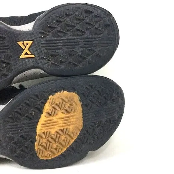 Nike PG 1 Paul George-Men's Size 11.5 -Black/Yellow Basketball Shoes- 878627-006
