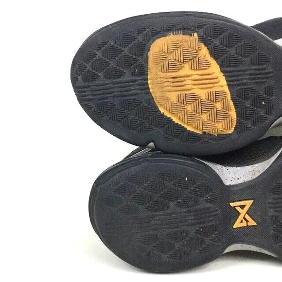 Nike PG 1 Paul George-Men's Size 11.5 -Black/Yellow Basketball Shoes- 878627-006