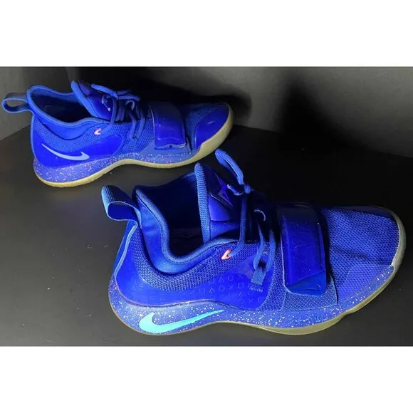 Nike Playstation x PG 2.5 Basketball Shoes Blue Mens 9.5 BQ8388-900