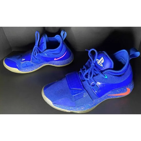 Nike Playstation x PG 2.5 Basketball Shoes Blue Mens 9.5 BQ8388-900