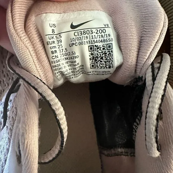 Nike Quest 2 Rose Gold Stone Mauve running sneakers shoes size 8