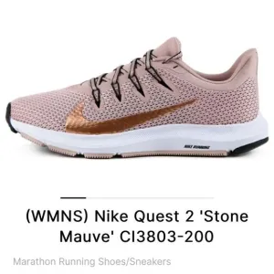 Nike Quest 2 Rose Gold Stone Mauve running sneakers shoes size 8