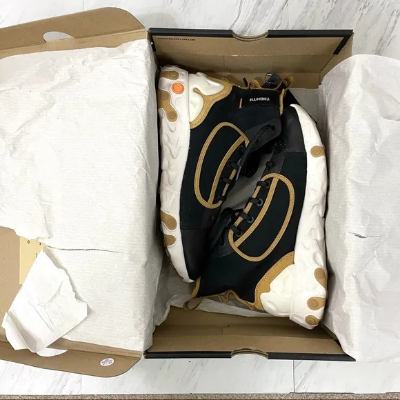 Nike- React Ianga Black White Wheat Phantom Theioth Shoes Size Men’s 8.5