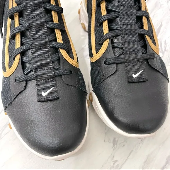 Nike- React Ianga Black White Wheat Phantom Theioth Shoes Size Men’s 8.5
