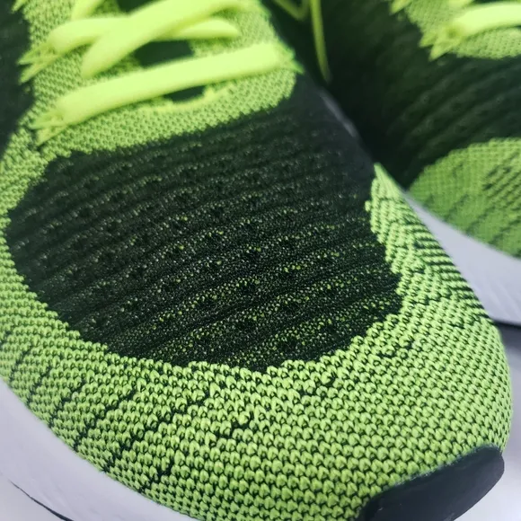 Nike React Infinity FlyKnit 2 Volt Green Black Running Training Sneakers Men's 7