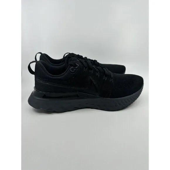 Nike React Infinity Run Flyknit 2 Shoes Size 9.5 Men's Black CT2357-003