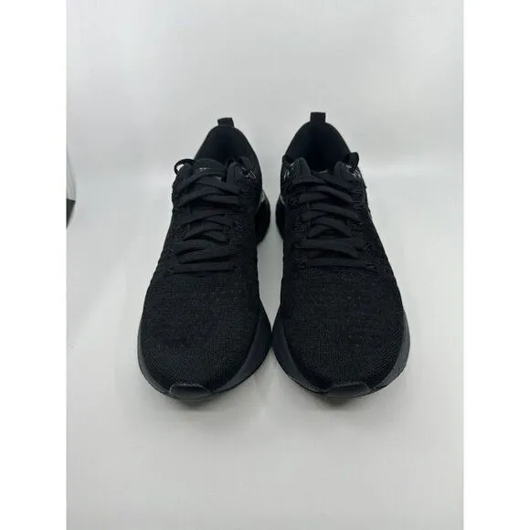 Nike React Infinity Run Flyknit 2 Shoes Size 9.5 Men's Black CT2357-003