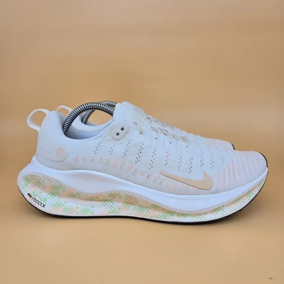 Nike ReactX Infinity Run 4 Sail Crimson Tint Women's Running Shoes Size 10