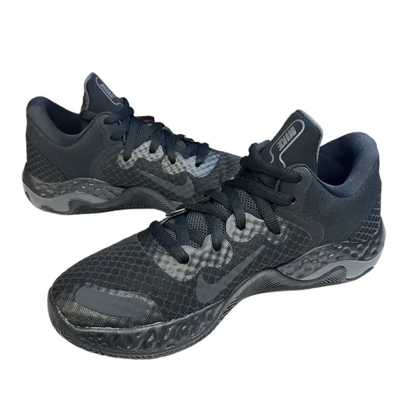 Nike Renew Elevate 2 Black/Black-Anthracite #CW3406-006 Basketball Shoes 9.5 EUC