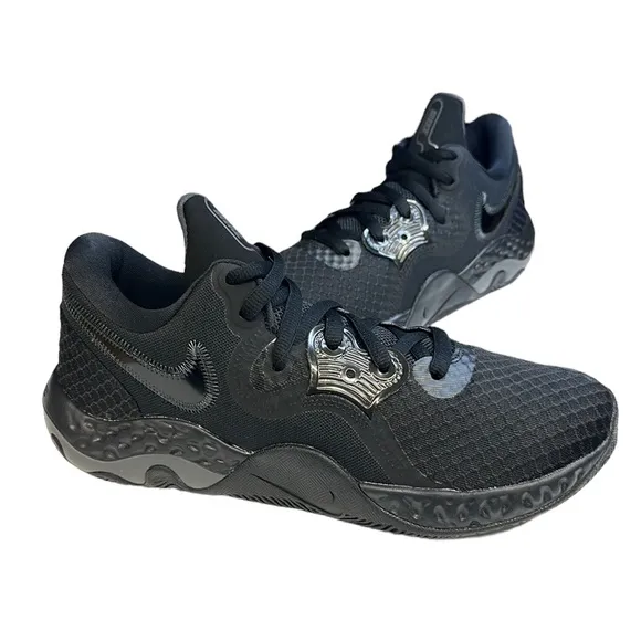 Nike Renew Elevate 2 Black/Black-Anthracite #CW3406-006 Basketball Shoes 9.5 EUC