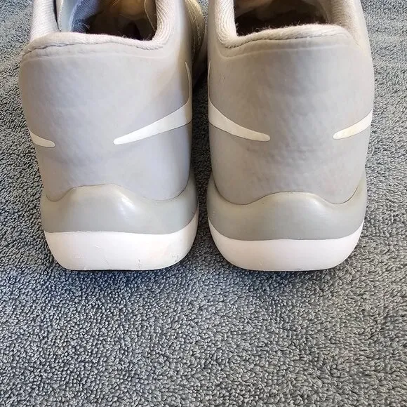 Nike Running Shoes Sneakers Free Trainer 5.0, Men's Size 9.5, White Gray Grey
