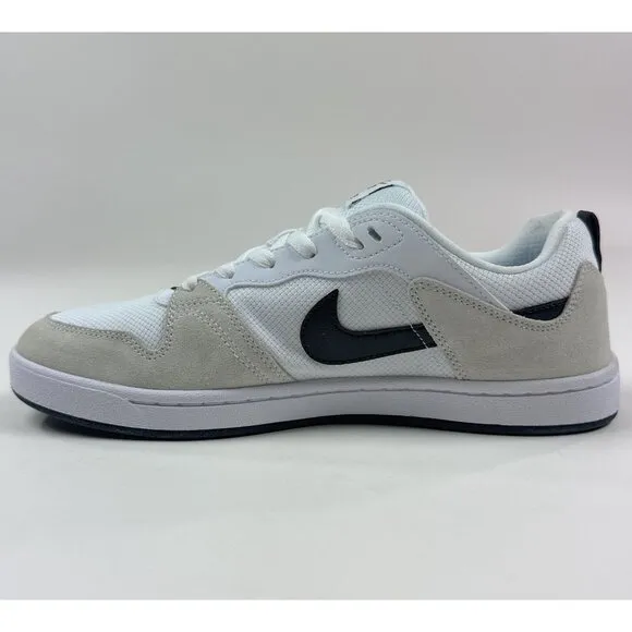 Nike SB Alleyoop Womens White Black Shoes Sneakers Skateboarding CQ0369-100