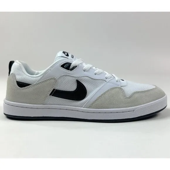 Nike SB Alleyoop Womens White Black Shoes Sneakers Skateboarding CQ0369-100
