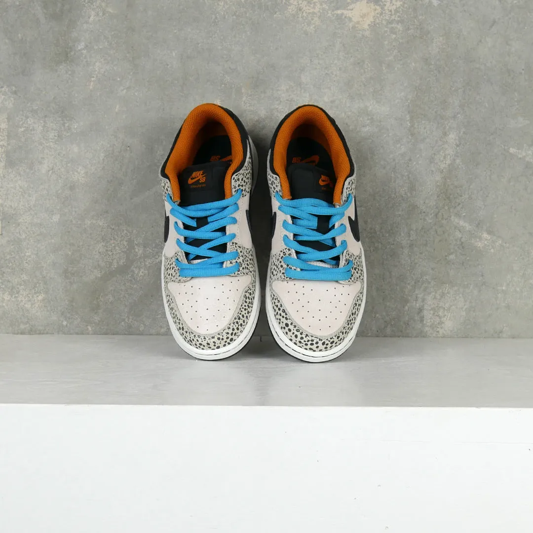 Nike SB Dunk Low Youth Safari "Olympics" (Black, Monarch, Summit White, Chlorine Blue)