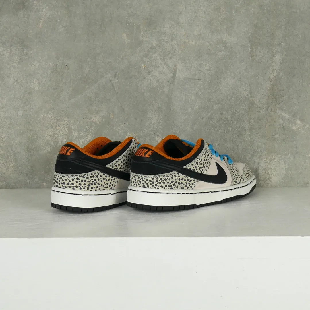 Nike SB Dunk Low Youth Safari "Olympics" (Black, Monarch, Summit White, Chlorine Blue)