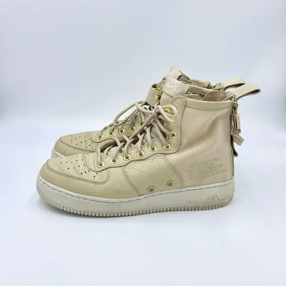 Nike SF Air Force 1 Mid Mushroom 917753-200 Urban Utility Sneaker Men’s 8