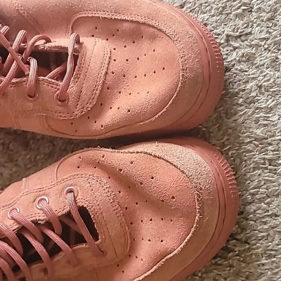 Nike SF Air Force AF1 dusty peach hightop sneaker shoes size 11.5