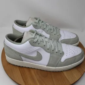 Nike Shoes Mens 11 Air Jordan 1 Low SE Seafoam Sneakers White Green Streetwear