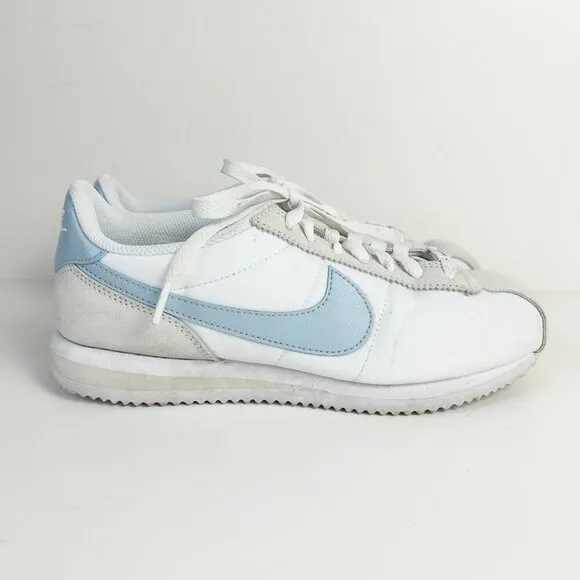 Nike Shoes Womens 8 Cortez Sneakers White Light Armory Blue DZ2795-100 EU 39