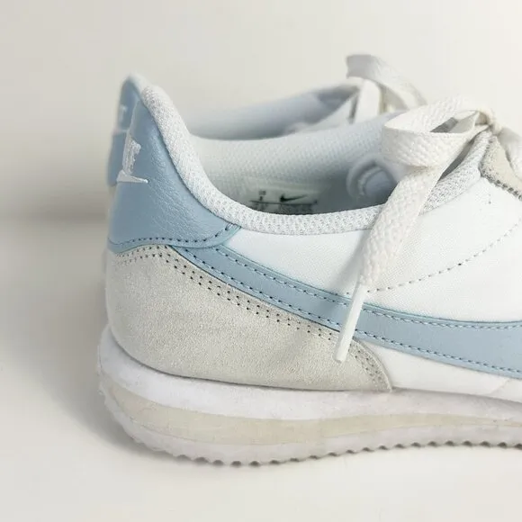 Nike Shoes Womens 8 Cortez Sneakers White Light Armory Blue DZ2795-100 EU 39