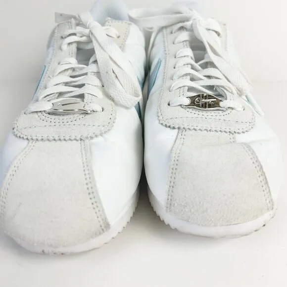 Nike Shoes Womens 8 Cortez Sneakers White Light Armory Blue DZ2795-100 EU 39