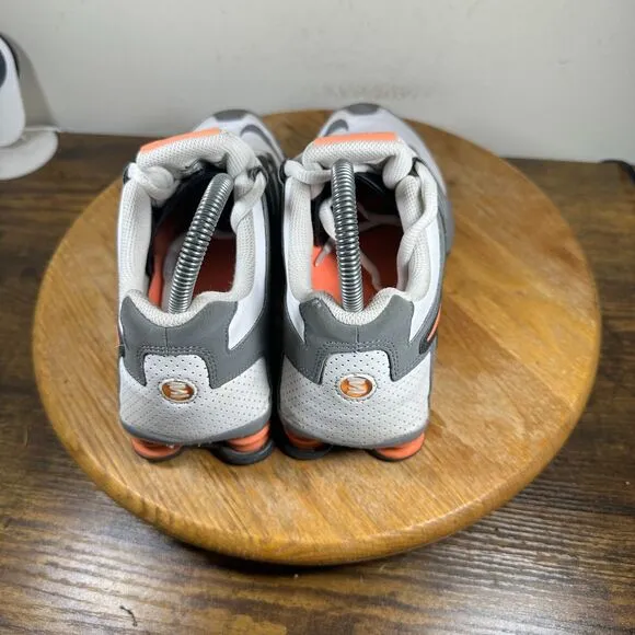 Nike Shox Current White Gray Peach Women's Size 7.5 Running Shoes 639657-103
