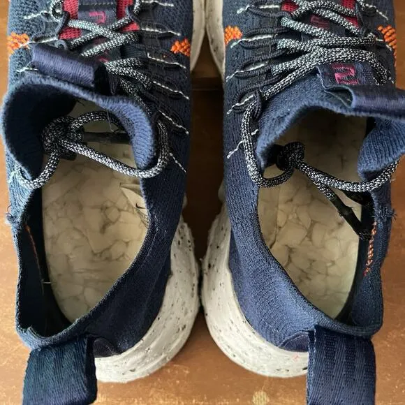 Nike Space Hippie 01 Midnight Navy Magma Orange Mens Athletic Shoes Sneakers 11