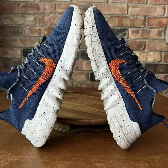Nike Space Hippie 01 Midnight Navy Magma Orange Mens Athletic Shoes Sneakers 11