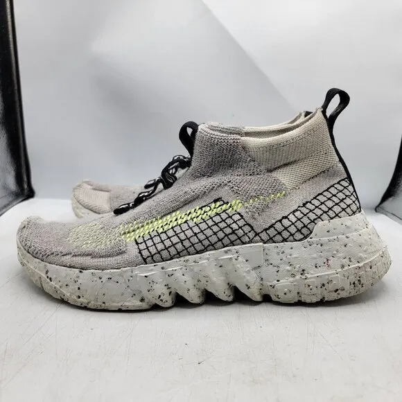 Nike Space Hippie 02 Low Mens 10.5 Sneakers Shoes Gray Volt CQ3988-002