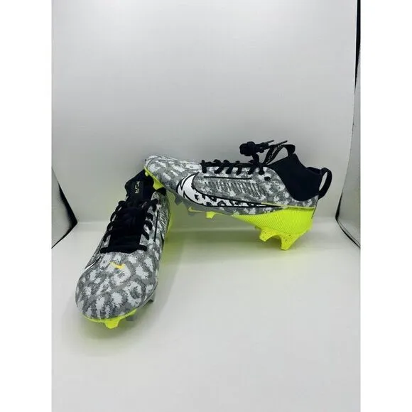 NIKE VAPOR EDGE PRO 360 2 FOOTBALL CLEATS FB8443-703 VOLT BLACK Mens Size 12