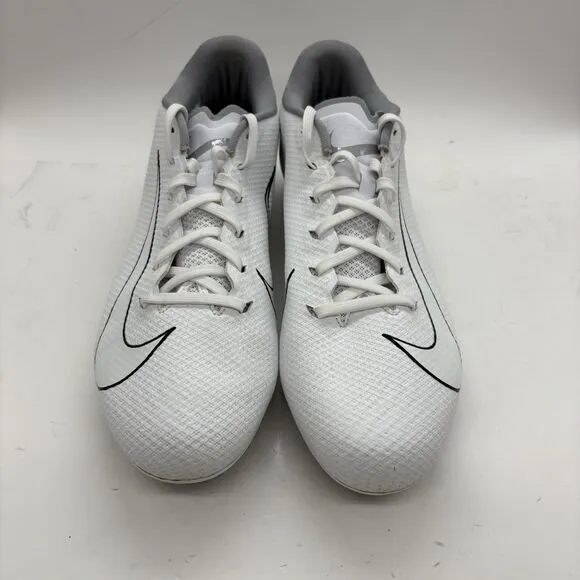 Nike Vapor Edge Team White Wolf Gray CZ2606-100 Men’s Size 13 Cleats Shoes