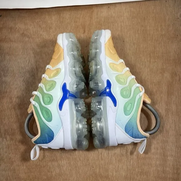 Nike Vapormax Plus Women's Size 6.5 Shoes White Light Menta AO4550-100