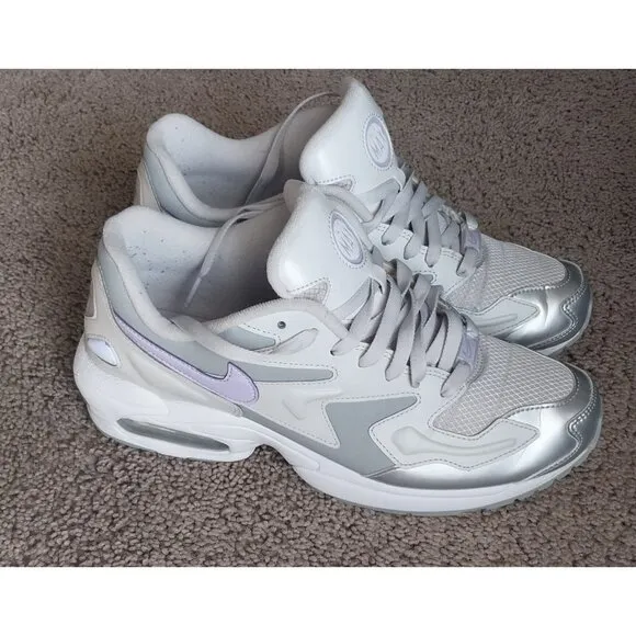 Nike Women's Air Max 2 Light SEVast Gray purple Agate 9.5