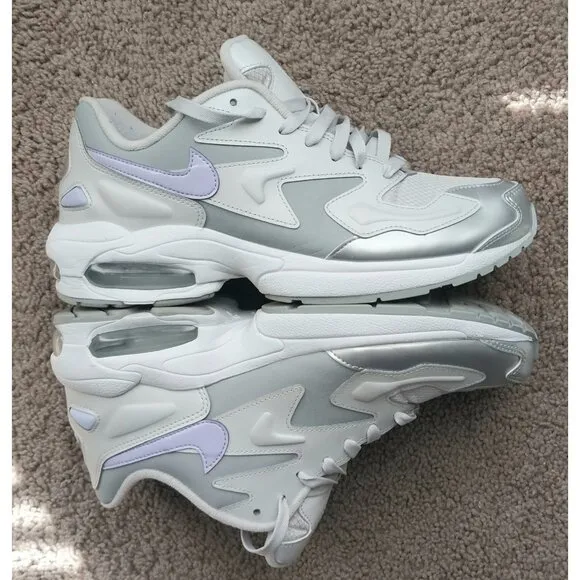 Nike Women's Air Max 2 Light SEVast Gray purple Agate 9.5