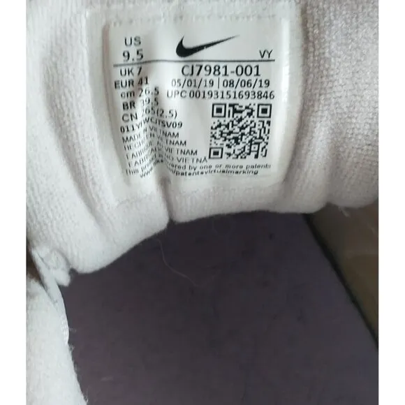 Nike Women's Air Max 2 Light SEVast Gray purple Agate 9.5