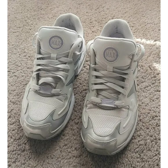 Nike Women's Air Max 2 Light SEVast Gray purple Agate 9.5