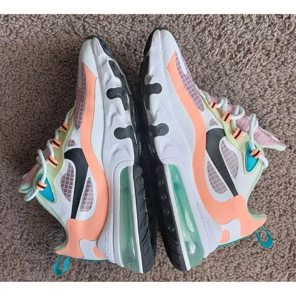 Nike Women's Air Max 270 React SE Light Arctic Pink Size 6
