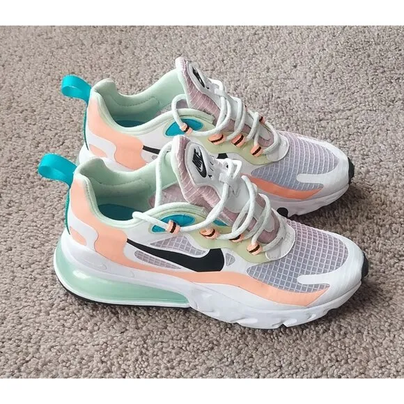 Nike Women's Air Max 270 React SE Light Arctic Pink Size 6
