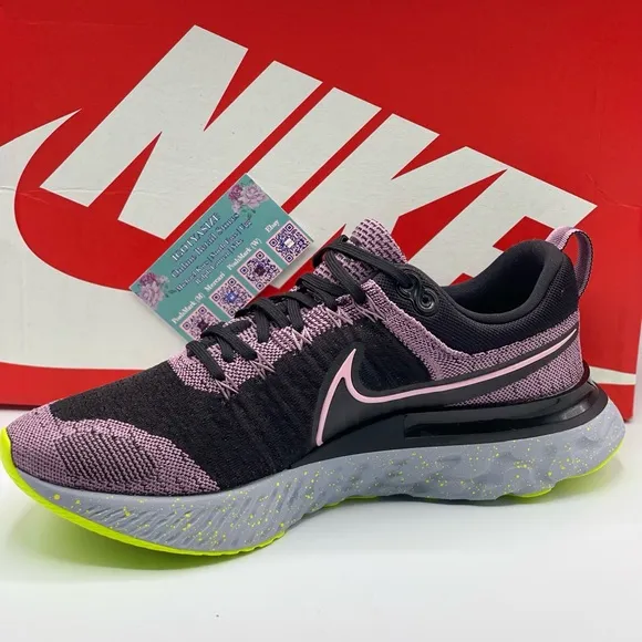 NIKE WOMENS REACT INFINITY FLYKNIT 2 RUNNING SHOES (12) NO BOX