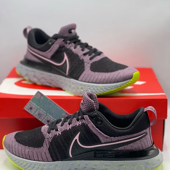 NIKE WOMENS REACT INFINITY FLYKNIT 2 RUNNING SHOES (12) NO BOX