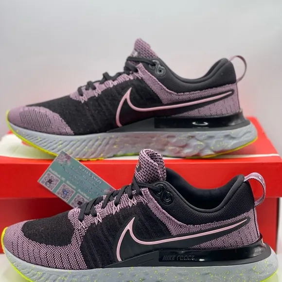 NIKE WOMENS REACT INFINITY FLYKNIT 2 RUNNING SHOES (12) NO BOX