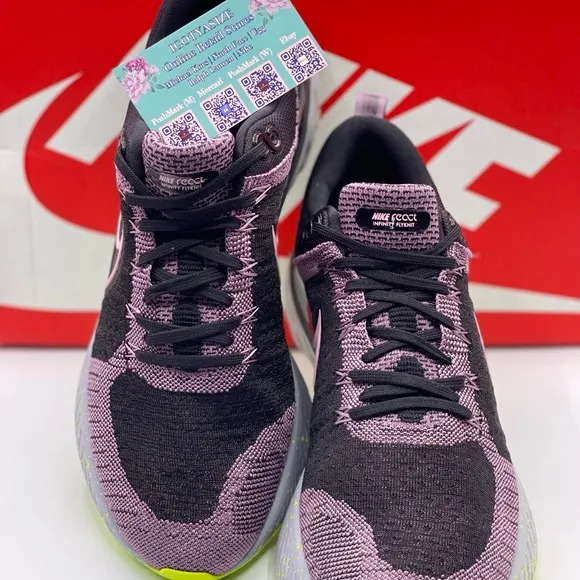 NIKE WOMENS REACT INFINITY FLYKNIT 2 RUNNING SHOES (12) NO BOX