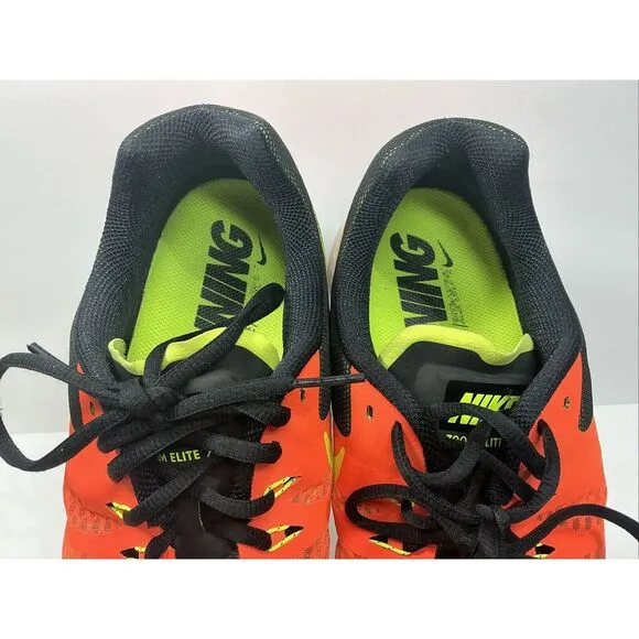 Nike Zoom Elite 7 Running Shoes Mens Sz 14 Orange Athletic Sneaker Neutral Ride‎