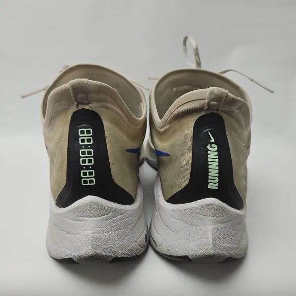Nike Zoom Fly 3 Mens 13 White Running Shoes Vaporweave Low Athletic AT8240-103