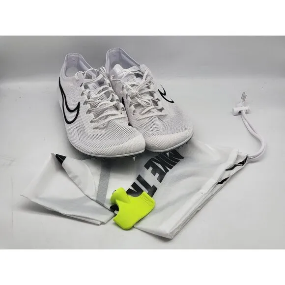 Nike Zoom Mamba 6 White Distance Track With Spikes DR2733-100 Size 10.5
