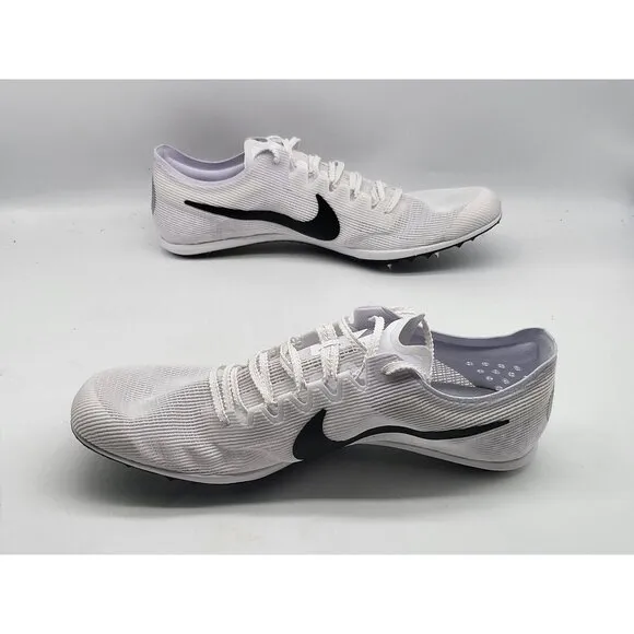 Nike Zoom Mamba 6 White Distance Track With Spikes DR2733-100 Size 10.5