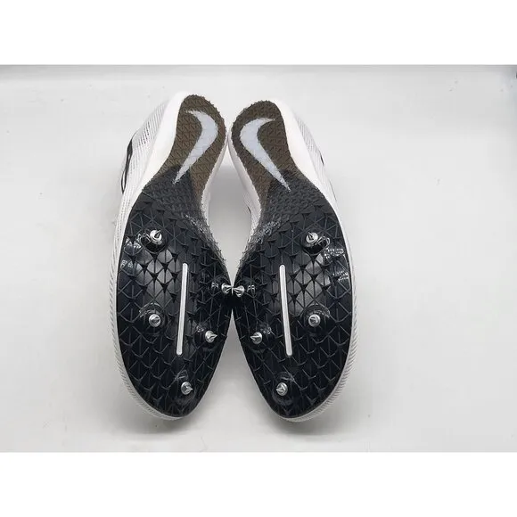 Nike Zoom Mamba 6 White Distance Track With Spikes DR2733-100 Size 10.5