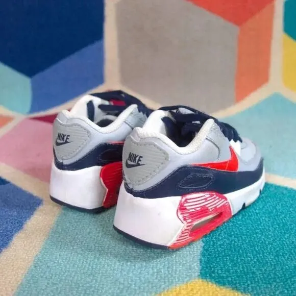Nike Air Max 90 LTR Baby/Toddler Shoes (Light Smoke Grey/Dark Obsidian/Phantom/B