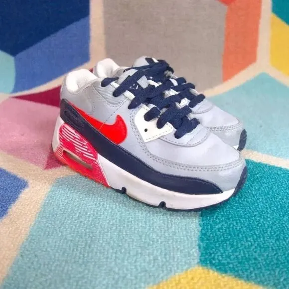 Nike Air Max 90 LTR Baby/Toddler Shoes (Light Smoke Grey/Dark Obsidian/Phantom/B